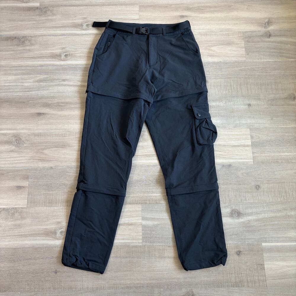 Outdoor Voices Rectrek Zip-Off Hiking Pants Women Size Small Black